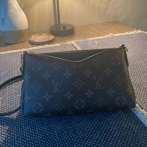 Louis Vuitton Black Pallas Clutch